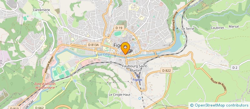 localisation de l'entreprise MONSIEUR JEREMY BLADOU  FIGEAC