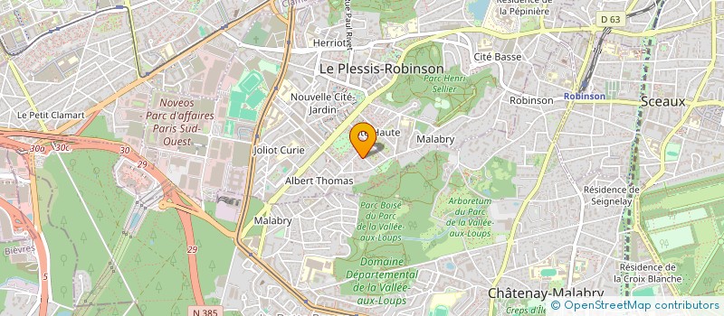 localisation de l'entreprise MONSIEUR JEREMY BLAHAK à LE PLESSIS-ROBINSON