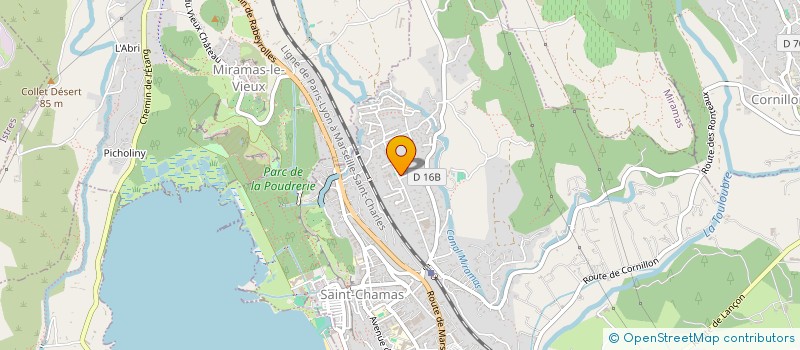 localisation de l'entreprise MONSIEUR JEREMY BLAIZEAU  SAINT-CHAMAS