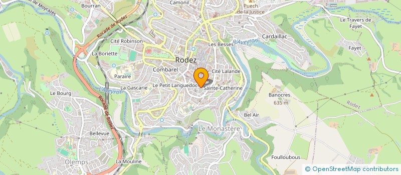 localisation de l'entreprise MONSIEUR JEREMY BLANC à RODEZ