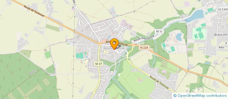 localisation de l'entreprise MONSIEUR JEREMY BLANC  MONDONVILLE