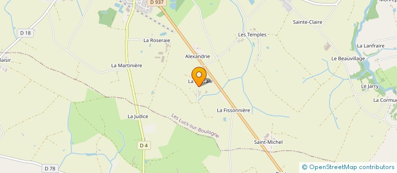 localisation de l'entreprise MONSIEUR JEREMY BLIARD  LES LUCS-SUR-BOULOGNE