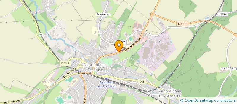 localisation de l'entreprise MONSIEUR JEREMY BODDEZ  SAINT-POL-SUR-TERNOISE