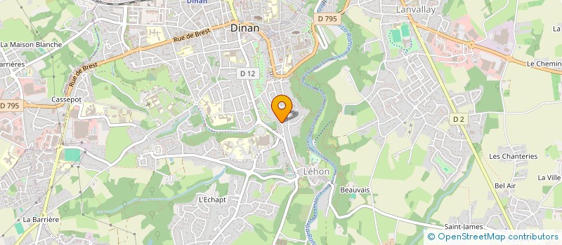 localisation de l'entreprise MONSIEUR JEREMY BODIN  DINAN