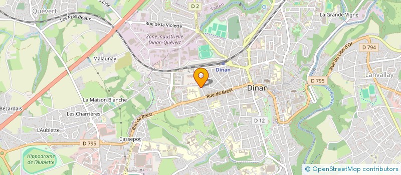 localisation de l'entreprise MONSIEUR JEREMY BODIN  CORSEUL