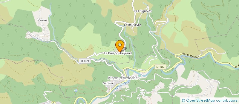 localisation de l'entreprise MONSIEUR JEREMY BON  ALBON-D' ARDECHE