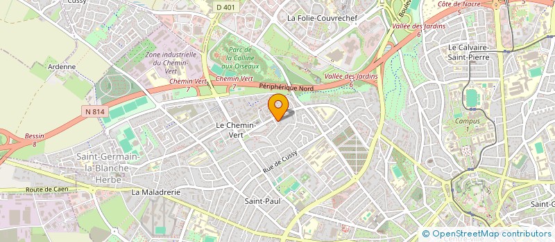 localisation de l'entreprise MONSIEUR JEREMY BONNET à CAEN