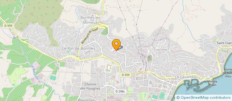 localisation de l'entreprise MONSIEUR JEREMY BONNET à BORMES-LES-MIMOSAS