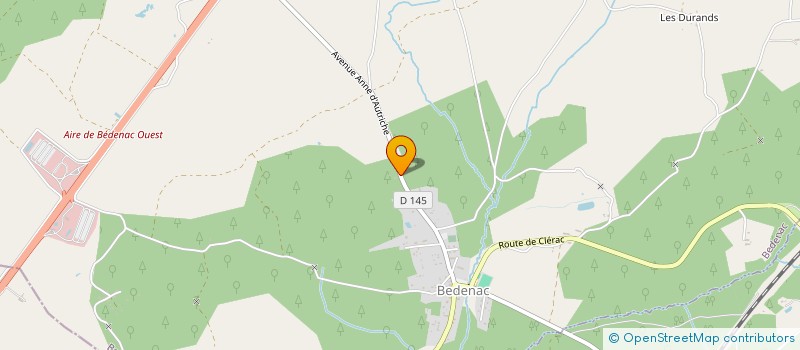 localisation de l'entreprise MONSIEUR JEREMY BORDAT  BEDENAC