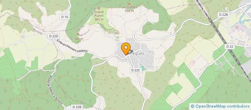 localisation de l'entreprise MONSIEUR JEREMY BORDERIEUX  VERNEGUES