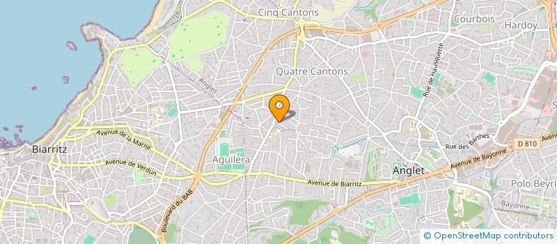 localisation de l'entreprise MONSIEUR JEREMY BORDES  ANGLET