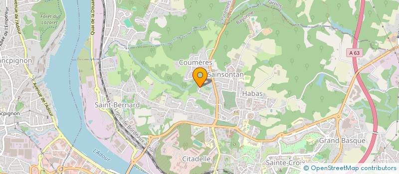 localisation de l'entreprise MONSIEUR JEREMY BORIES  BAYONNE