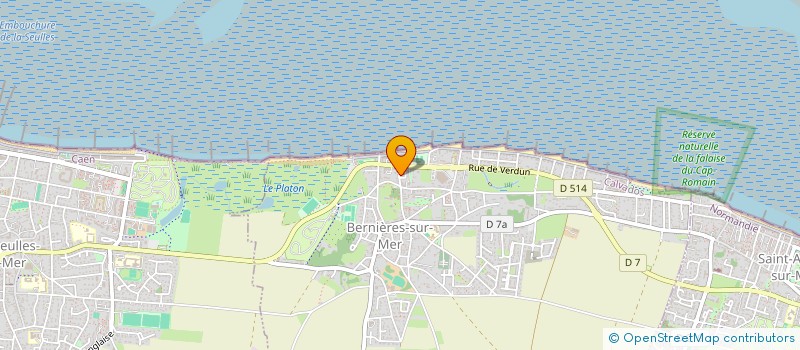 localisation de l'entreprise MONSIEUR JEREMY BORNER  BERNIERES-SUR-MER