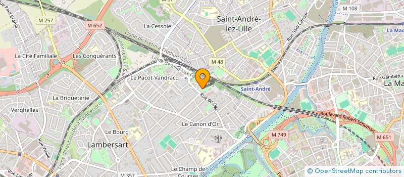 localisation de l'entreprise MONSIEUR JEREMY BOROWIK à LAMBERSART