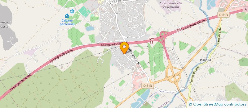 localisation de l'entreprise MONSIEUR JEREMY BOSC  POUSSAN