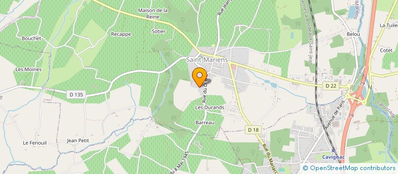 localisation de l'entreprise MONSIEUR JEREMY BOSSER  SAINT-MARIENS