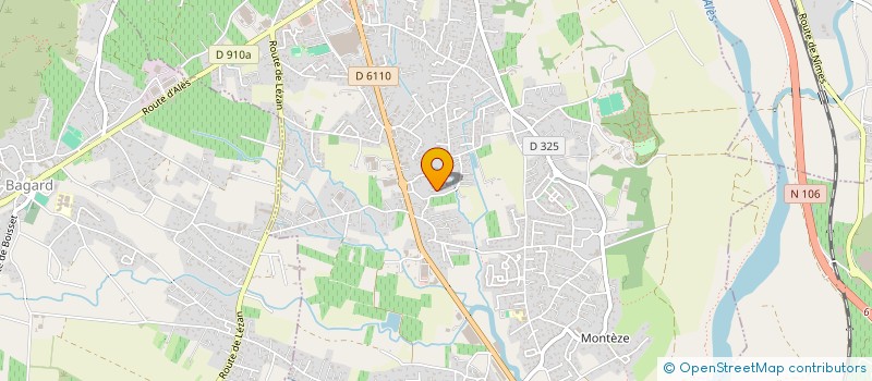 localisation de l'entreprise MONSIEUR JEREMY BOUC  SAINT-CHRISTOL-LEZ-ALES