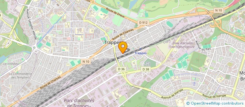 localisation de l'entreprise MONSIEUR JEREMY BOUCHE  TRAPPES