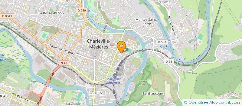 localisation de l'entreprise MONSIEUR JEREMY BOUCHER  CHARLEVILLE-MEZIERES