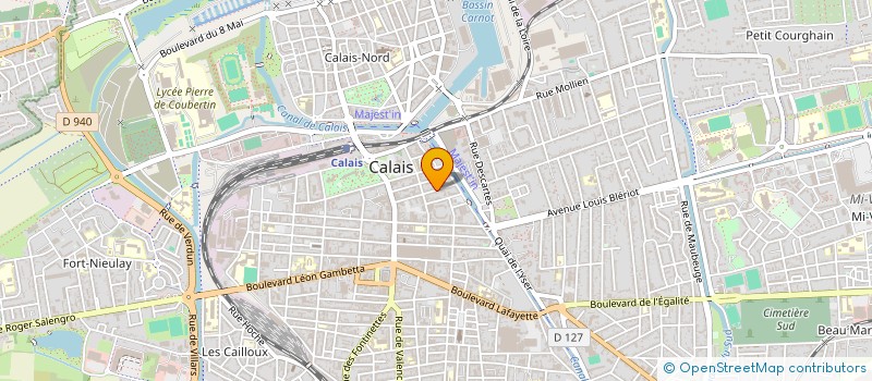 localisation de l'entreprise MONSIEUR JEREMY BOUDET  CALAIS