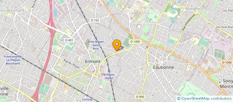 localisation de l'entreprise MONSIEUR JEREMY BOUDET à EAUBONNE