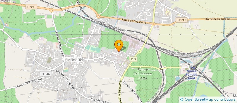 localisation de l'entreprise MONSIEUR JEREMY BOUFFARD  MANDUEL