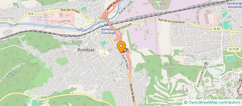 localisation de l'entreprise MONSIEUR JEREMY BOUILLY  ROMBAS