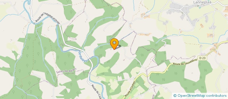 localisation de l'entreprise MONSIEUR JEREMY BOULAN  L'HOPITAL-D'ORION