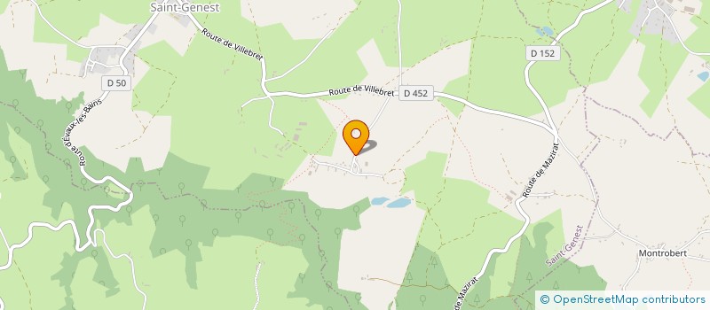 localisation de l'entreprise MONSIEUR JEREMY BOUQUELY  SAINT-GENEST