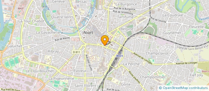 localisation de l'entreprise MONSIEUR JEREMY BOURASSEAU à NIORT
