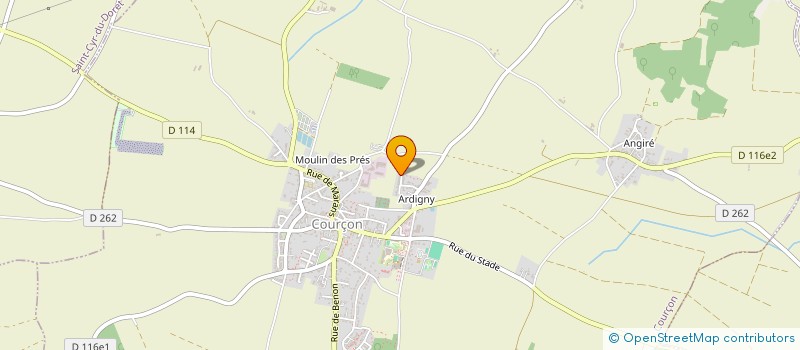 localisation de l'entreprise MONSIEUR JEREMY BOURDEAU  COURCON