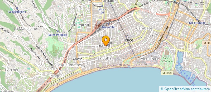 localisation de l'entreprise MONSIEUR JEREMY BOURGEOIS à NICE
