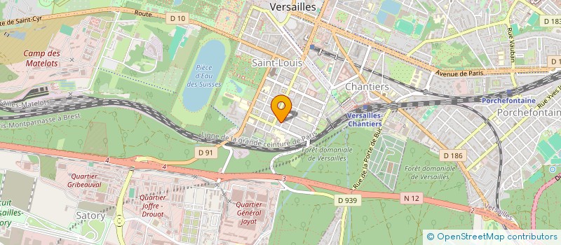 localisation de l'entreprise MONSIEUR JEREMY BOURGUET à VERSAILLES