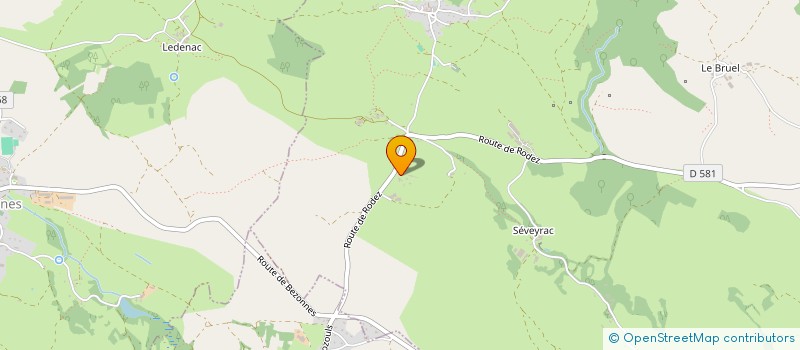 localisation de l'entreprise MONSIEUR JEREMY BOUSQUET  GABRIAC