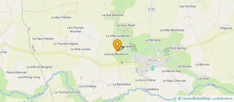 localisation de l'entreprise MONSIEUR JEREMY BOUTOILLE  MUEL