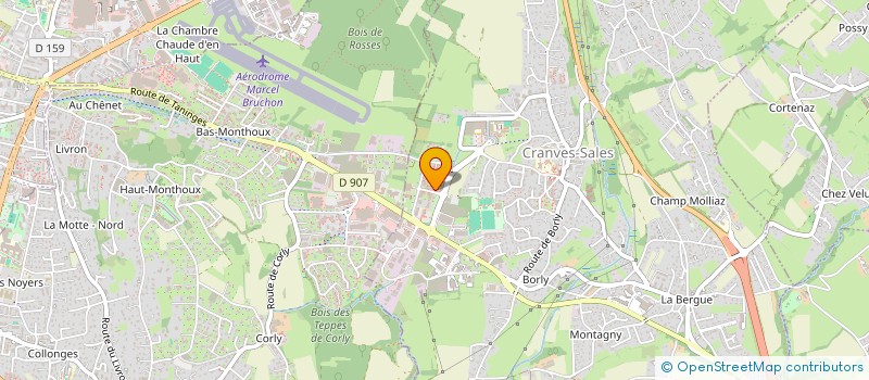 localisation de l'entreprise MONSIEUR JEREMY BRAILLARD  CRANVES-SALES