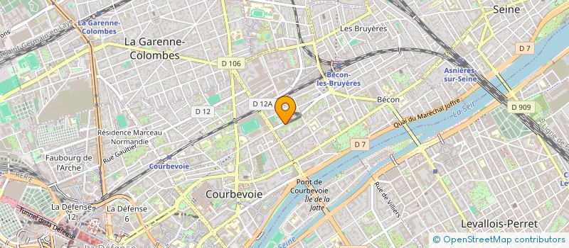 localisation de l'entreprise MONSIEUR JEREMY BRAKHA à COURBEVOIE