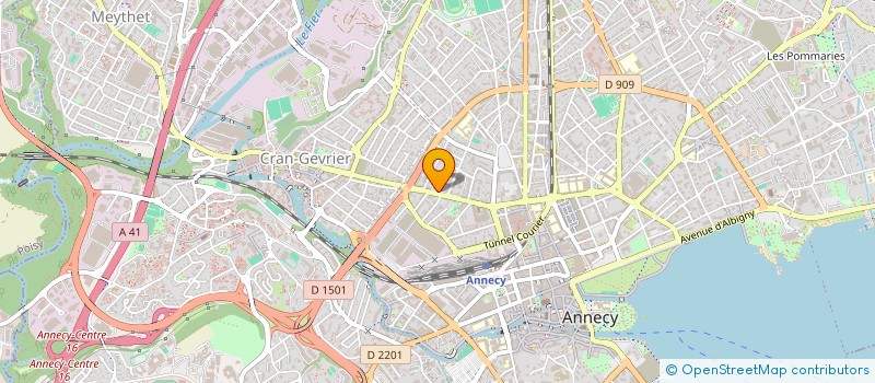 localisation de l'entreprise MONSIEUR JEREMY BRAS à ANNECY