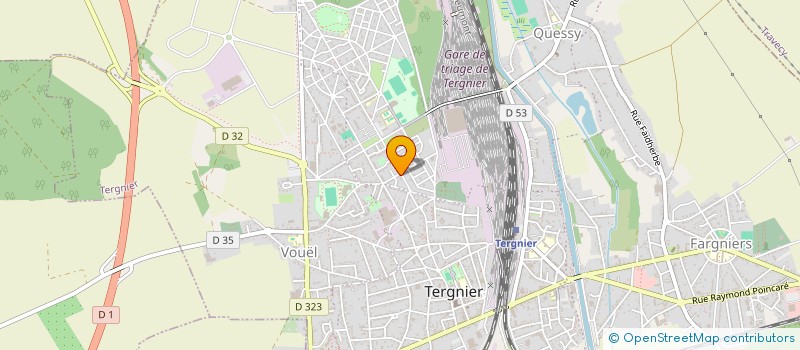 localisation de l'entreprise MONSIEUR JEREMY BRAYET  TERGNIER