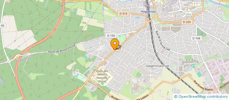 localisation de l'entreprise MONSIEUR JEREMY BRENDEL  HAGUENAU