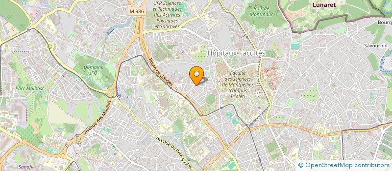 localisation de l'entreprise MONSIEUR JEREMY BRESSON à MONTPELLIER