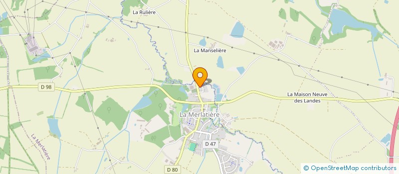 localisation de l'entreprise MONSIEUR JEREMY BRETEAU  LA MERLATIERE