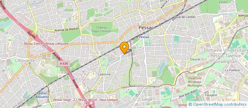 localisation de l'entreprise MONSIEUR JEREMY BRIGNON à PESSAC