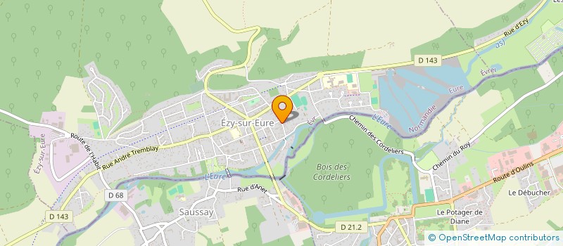 localisation de l'entreprise MONSIEUR JEREMY BRIHI  EZY-SUR-EURE