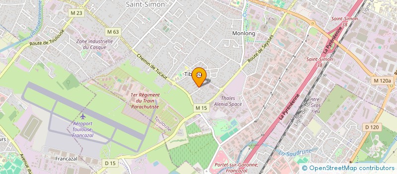 localisation de l'entreprise MONSIEUR JEREMY BRINGUIER  TOULOUSE