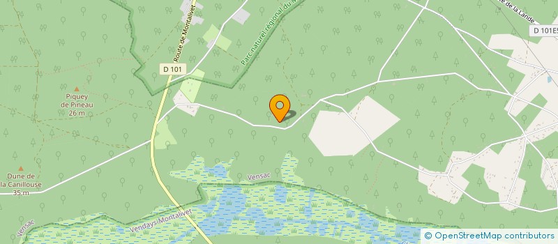 localisation de l'entreprise MONSIEUR JEREMY BRISTOUT  VENSAC