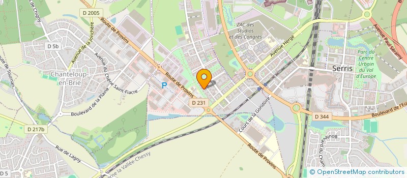 localisation de l'entreprise MONSIEUR JEREMY BROCARD  MONTEVRAIN