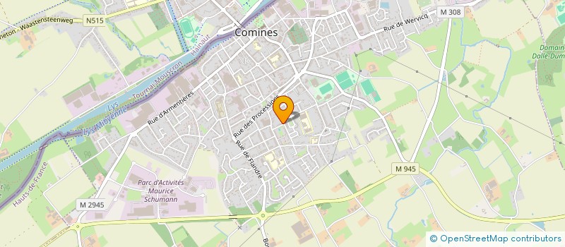 localisation de l'entreprise MONSIEUR JEREMY BROEDERS  COMINES