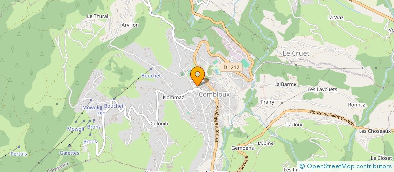 localisation de l'entreprise MONSIEUR JEREMY BRONDEX  SALLANCHES