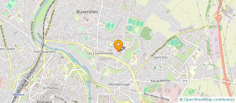 localisation de l'entreprise MONSIEUR JEREMY BROSSARD à POITIERS